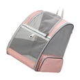 thumbnail image 1 of jinwen Pet Backpack Carrier for Small Cats Dogs Ventilated Design, Buckle Support for Pink, 1 of 9