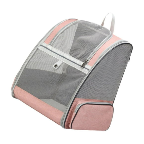 Bolsa de viaje suave para cachorros y gatitos, mochila transportadora para perros y gatos, mochila de transporte para mascotas Rosa