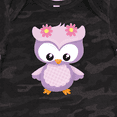 thumbnail image 4 of Inktastic Cute Pink and Purple Owl Girls Baby Bodysuit, 4 of 5