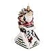 thumbnail image 3 of MacKenzie-Childs Glass Ornament - Santa's Here with Gift Box, 3 of 4