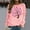 Pink, variant on Tawop Womens Sweatshirts Graphic Tops Sweatshirts for Women Crew Neck Long Sleeve Black 3XL