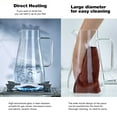 thumbnail image 3 of Annvchi 52 Ounces Juice Glasses Set with Pitcher,Water Carafe with Handle,Water Pitcher with Lid Pouring,Large Beverage Pitcher for Hot/Cold Iced Tea & Juice(with Stirring Spoon and Cleaning Brush), 3 of 6