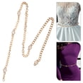 thumbnail image 6 of Himition Metal Chain Belt Adjustable Body Chain Jewelry Accessories Bridal Wedding Waistband Waist Belt for Jeans Dresses Decorated, 6 of 6