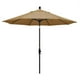 California Umbrella GSCU908117-8318 9 Pi. Marché de l'Aluminium Parapluie Col Inclinable - Lin Bronze-Sunbrella-Sésame – image 1 sur 2