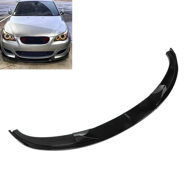 Spoiler De Parachoques Delantero, Para 5 Series E60 E61 M Sport 2004-2010 Spoiler De Parachoques Delantero Splitter Lip Black, Divisor Delantero Air Dam Chin Protector, 3