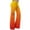 Orange, variant on Taylonsss Women's Print High Waist Print Pants Wide Leg Pants Casual Loose Pocket