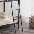 thumbnail image 5 of UBesGoo Low Bunk Bed, Junior Bed Frame for Kids, No Box Spring Needed, Black, 5 of 8