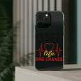 thumbnail image 3 of DistinctInk Clear Case for Apple iPhone 15 PRO (6.1" Screen) - One Life One Chance, 3 of 9