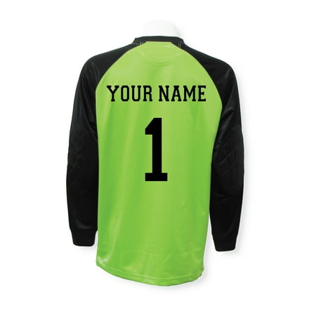 Soccer Goalkeeper Jersey Personalized on Back (contact us with your name,