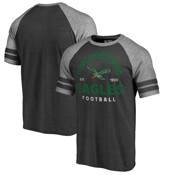 Philadelphia Eagles NFL Pro Line by Fanatics Branded Timeless Collection Vintage Arch Tri-Blend