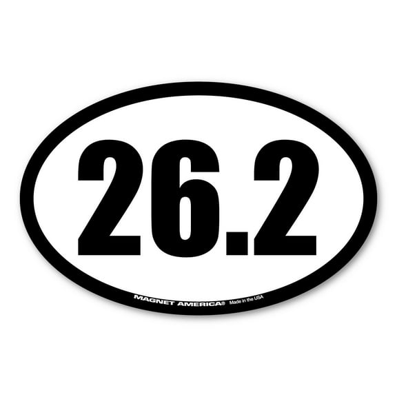 26.2 Marathon Oval Magnet
