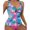 Hot Pink, variant on Yoodem Women Two-piece Swimsuit Tankini Swimsuits for Women's Split Body Swimsuit Nylon Leaf Print Wide Shoulder Strap Swimsuit Bathing Suit for Women Green L