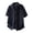 Dark Blue, variant on QHFBli Mens Short Sleeve Button Down Shirts Denim Short Sleeve Shirt Men Two Pocket Western Soft Work Casual Denim Shirt