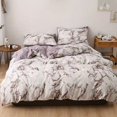 thumbnail image 1 of Juego de funda nórdica de 3 piezas con estampado de mármol suave y elegante: ¡perfecto para el dormitorio, la habitación de invitados y el dormitorio de estudiantes!, 1 of 4