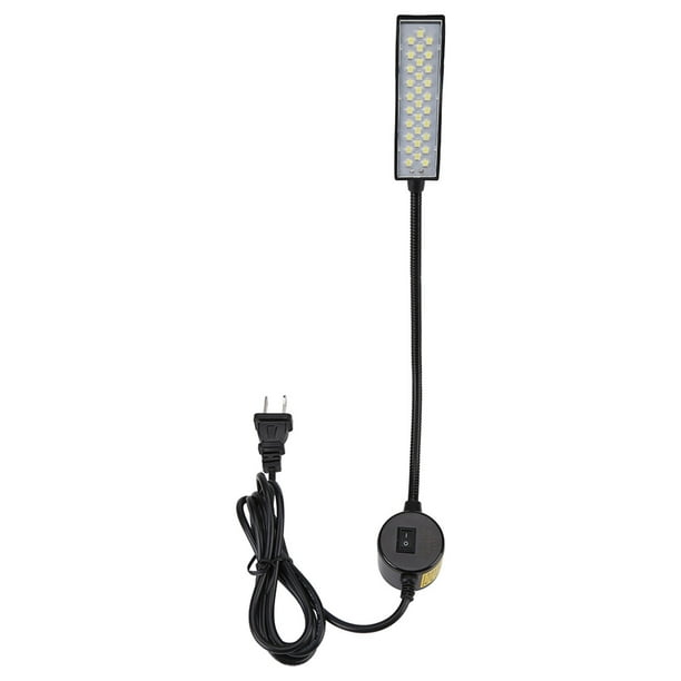 1 lámpara de luz LED de 30 piezas con interruptor de base magnética para luz de trabajo de máquina de coser