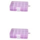 thumbnail image 3 of Jumpingount Joyero Transparente Suministros para el hogar Accesorios para el hogar Contenedor de plástico Cajas de almacenamiento de baño transparentes rosado 10 Zellen 2piezas Jumpingount CBP012917, 3 of 6