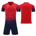 thumbnail image 2 of Custom Football Kit Set for Adult and Child, Name Number Team Logo DIY Family Match Personalized Jersey Shirt Shorts Set, Dad and Son Matching Outfits Red XL, 2 of 6
