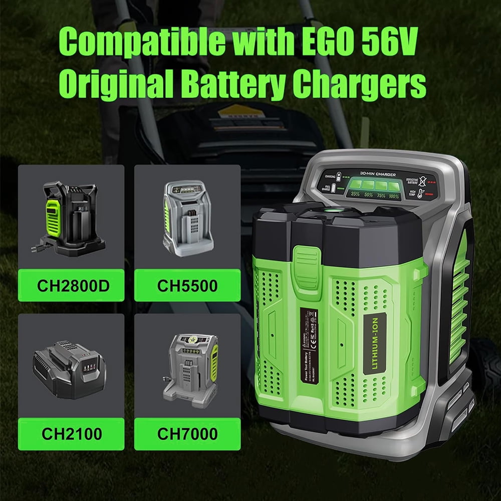 Replacement Battery for EGO POWER+ 56V 7.5Ah BA1400T BA2800T Power Tool (2 Pack)
