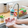 thumbnail image 4 of Activated Carbon Water Faucet, Water Faucet Cleaning Purifier, Universal Interface Filter with One Filter Element (4pcs), 4 of 5