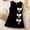 Black, variant on ITSAME Baby and Toddler Girls Dress, Round Neck Cute Bow Sleeveless Summer Fashion Casual A-Line Dress Black 2-3T