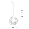 thumbnail image 7 of Sandra 1 - Light Single Globe Chandelier, 7 of 7