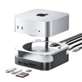 thumbnail image 1 of Base Dock VENTION para Mac mini M4/M4 Pro con Hub 10 en 1 Plateada, 1 of 8