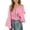Pink #26, variant on Blouses for Girls Ages 8-16 Soft Off Shoulder Breathable Summer Casual Tops Pink 140