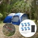 thumbnail image 3 of 6 Unids / paquete Juego de Cuerdas para Tienda de campaña reflectantes con Ajustador Tensor Paracord Cuerda para acampar para Senderismo Toldo al aire Azul Sunnimix Cuerda para tienda de campaña, 3 of 8