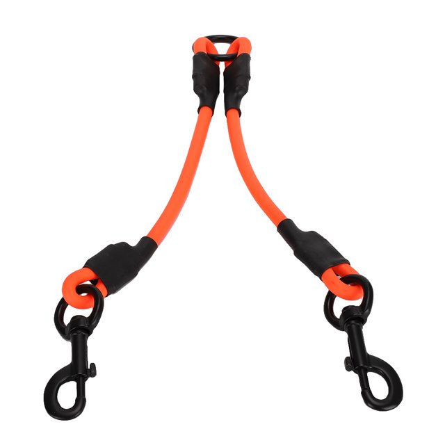 Pet Dog Metal Leash Double Chain Dogs Leashes, Pet Dog Leash, Double Chain Waterproof Dogs Leashes Waterproof Pet Dog Leash For Dogs Pet Dog Orange Diameter: 8mm/ 0.3 In; Length: