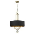 thumbnail image 3 of 6 Light Pendant-34.75 Inches Tall And 24 Inches Wide-Aged Antique Nickel Finish    -Traditional Installation Minka Metropolitan N7336-889, 3 of 3