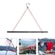 thumbnail image 1 of Perchas al aire libre de la aleación de aluminio, perchas que acampan las perchas plegables portátiles, rejilla de secado de la ropa interior del suje Negro Macarena tendedero plegable, 1 of 8