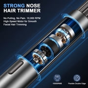 NEXPURE Nose Hair Trimmer for Men Women, Lithium Ion Battery Electric Nose Ear Hair Remover, GT-2011BIM