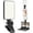 Black, variant on XiHAMA Rechargeable Selfie Light, Clip Fill Light for Phone Laptop Tablet Portable Light for Video Conference Live Streaming Zoom Call Makeup Picture (Black)