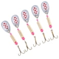 thumbnail image 1 of 5pcs De Lentejuelas Señuelos Pesca Artificial Cebos Duros 04 Baoblaze  Señuelos de la cuchara de pesca, 1 of 8