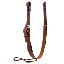 Showman 1.75" Wide Leather Back Cinch w/ Roller Buckles