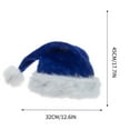 thumbnail image 2 of Tahtuvzn Christmas Decor Thickened Large Santa Hat Party Decorations, Gifts for Friend, Blue, 2 of 4