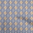 thumbnail image 1 of oneOone Cotton Cambric Royal Blue Fabric Asian Block Fabric For Sewing Printed Craft Fabric By The Yard 56 Inch Wide, 1 of 4