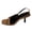 Khaki, variant on Women's Slingback Heels Pointed Toe Block Heel Pumps Closed Toe Adjustable Strap Office Work Dress Shoes for Daily Wear