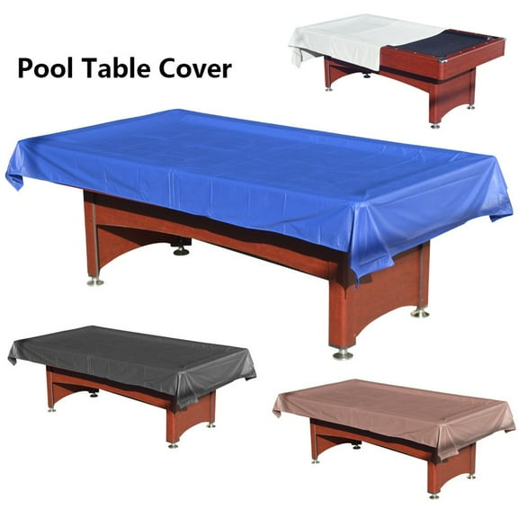 Billiard Pool Table Cover Snooker Tennis Table Cover Dustproof For 7Ft 8Ft Table Billiard Table Cover 256X155Cm Blue Fangkenuo