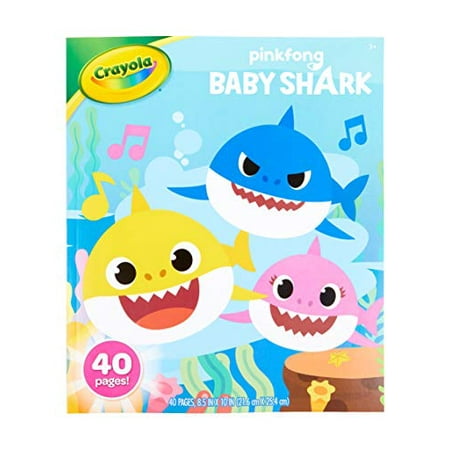 crayola baby shark colouring book holiday toys stocking