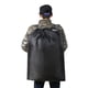 thumbnail image 3 of Mochila de poliéster resistente al agua, bolsa de lavandería, bolsa grande para guardar ropa, para viajes y acampadas, color negro, 3 of 5