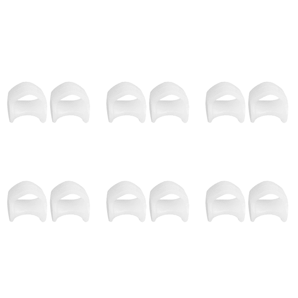 1 par de separadores de dedos del pie correctores de silicona para juanetes pequeños hallux valgus