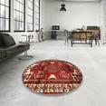 thumbnail image 4 of Ahgly Company Machine Washable Indoor Rectangle Traditional Tomato Red Area Rugs, 2' x 3', 4 of 7