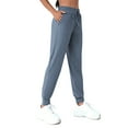thumbnail image 2 of Rosvigor Joggers for Women Elastic Waist Sweatpants Tapered Pants Workout Lounge Trousers with Pockets, 2 of 7