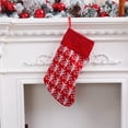 thumbnail image 4 of Mini Christmas Stockings Set, Small Rustic Felt Red Plaid Xmas Stockings Gift Card Bags Holders, Christmas Tree Decorations Xmas Party Ornament, 4 of 8