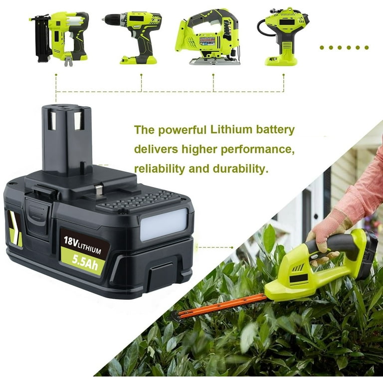 Ryobi p100 18 volt battery sale