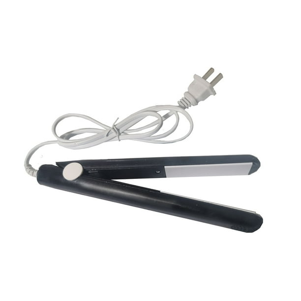 Mini Plancha Alaciador Cabello Make de Bolsillo Viaje Portatil