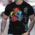thumbnail image 3 of Camiseta para hombre Taylors Swift 3d Lion Head Printed Men Top Summer Short Sleeve Oversize Ropa para hombre Street Vacation Camiseta, 3 of 5