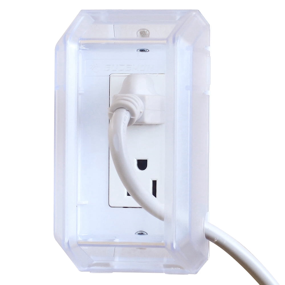 EUDEMON Electrical Outlet Cover Box, Clear photo 1