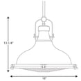 thumbnail image 3 of Fresnel Lens Collection One-Light Oil Rubbed Bronze Fresnel Glass Coastal Pendant Light, 3 of 3